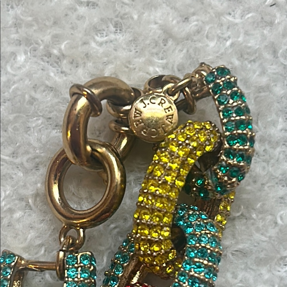 Multicolor Chain Link Bracelet - Picture 2 of 3